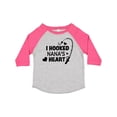 thumbnail image 1 of Inktastic I Hooked Nana's Heart with Fishing Rod Boys or Girls Toddler T-Shirt, 1 of 5