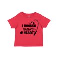 thumbnail image 1 of Inktastic I Hooked Nana's Heart with Fishing Rod Boys or Girls Toddler T-Shirt, 1 of 5