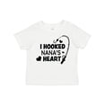 thumbnail image 1 of Inktastic I Hooked Nana's Heart with Fishing Rod Boys or Girls Toddler T-Shirt, 1 of 5