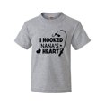 thumbnail image 1 of Inktastic I Hooked Nana's Heart with Fishing Rod Youth T-Shirt, 1 of 5