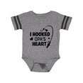 thumbnail image 1 of Inktastic I Hooked Opa's Heart with Fishing Rod Boys or Girls Baby Bodysuit, 1 of 4