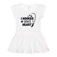 thumbnail image 1 of Inktastic I Hooked Opa's Heart with Fishing Rod Girls Baby Dress, 1 of 5
