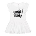 thumbnail image 1 of Inktastic I Hooked Opa's Heart with Fishing Rod Girls Toddler Dress, 1 of 5