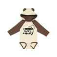 thumbnail image 1 of Inktastic I Hooked Papa's Heart with Fishing Rod Boys or Girls Long Sleeve Baby Bodysuit, 1 of 5