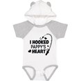 thumbnail image 1 of Inktastic I Hooked Pappy's Heart with Fishing Rod Boys or Girls Baby Bodysuit, 1 of 5