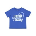 thumbnail image 1 of Inktastic I Hooked Pawpaw's Heart with Fishing Rod Boys or Girls Toddler T-Shirt, 1 of 5