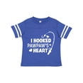 thumbnail image 1 of Inktastic I Hooked Pawpaw's Heart with Fishing Rod Boys or Girls Toddler T-Shirt, 1 of 5