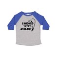 thumbnail image 1 of Inktastic I Hooked Yayas Heart with Fishing Rod Boys or Girls Toddler T-Shirt, 1 of 5