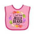 thumbnail image 1 of Inktastic I Just Love Jellybeans, Okay? Easter Candy Boys or Girls Baby Bib, 1 of 4