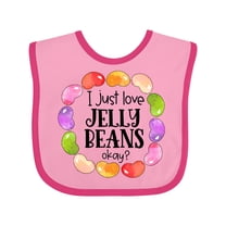 Inktastic I Just Love Jellybeans, Okay? Easter Candy Boys or Girls Baby Bib