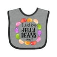 thumbnail image 1 of Inktastic I Just Love Jellybeans, Okay? Easter Candy Boys or Girls Baby Bib, 1 of 4