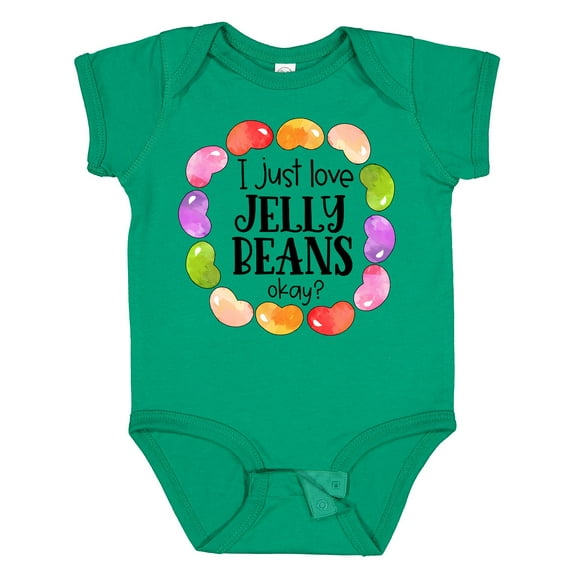 Inktastic I Just Love Jellybeans, Okay? Easter Candy Boys or Girls Baby Bodysuit