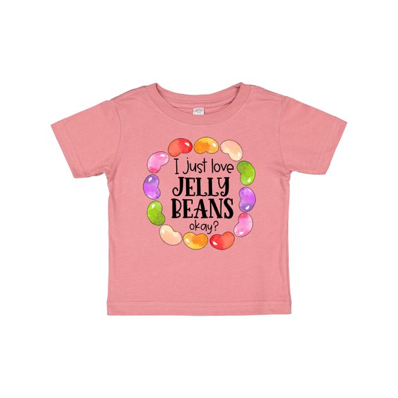 Inktastic I Just Love Jellybeans, Okay? Easter Candy Boys or Girls Baby T-Shirt