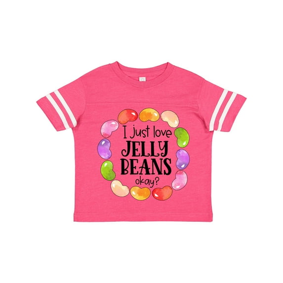 Inktastic I Just Love Jellybeans, Okay? Easter Candy Boys or Girls Toddler T-Shirt
