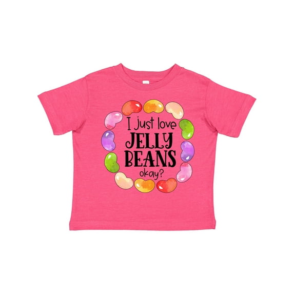 Inktastic I Just Love Jellybeans, Okay? Easter Candy Boys or Girls Toddler T-Shirt