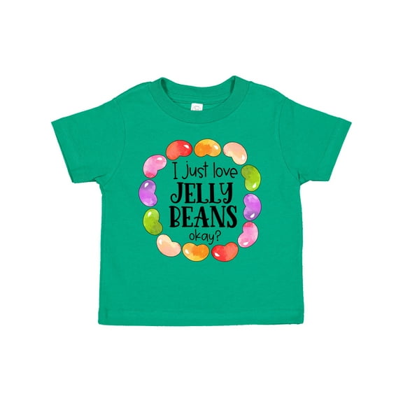 Inktastic I Just Love Jellybeans, Okay? Easter Candy Boys or Girls Toddler T-Shirt