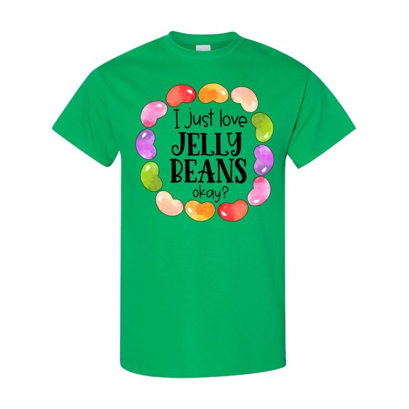 Inktastic I Just Love Jellybeans, Okay? Easter Candy T-Shirt