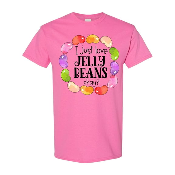 Inktastic I Just Love Jellybeans, Okay? Easter Candy T-Shirt