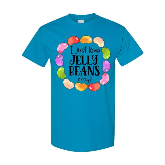Inktastic I Just Love Jellybeans, Okay? Easter Candy T-Shirt