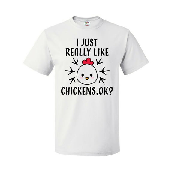 Inktastic I Just Really Like Chickens Ok T-Shirt