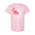 thumbnail image 1 of Inktastic I Just Really Like Flamingos Ok with Pink Flamingo T-Shirt, 1 of 5