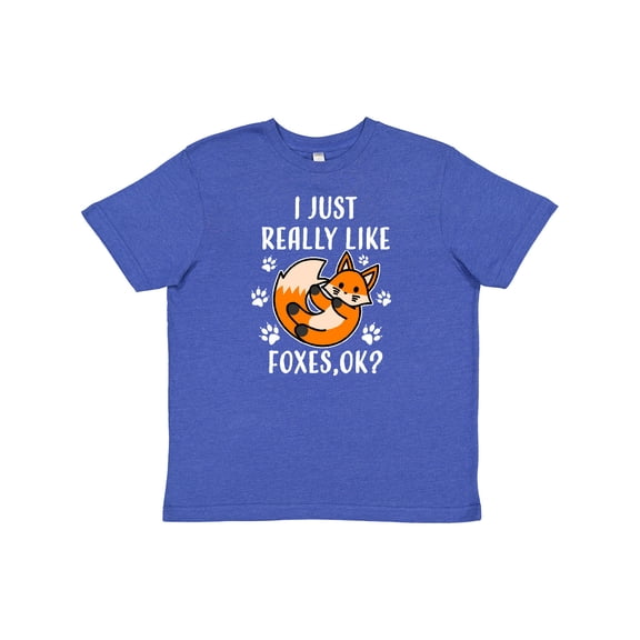 Inktastic I Just Really Like Foxes Ok? Youth T-Shirt