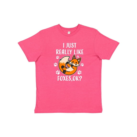 Inktastic I Just Really Like Foxes Ok? Youth T-Shirt