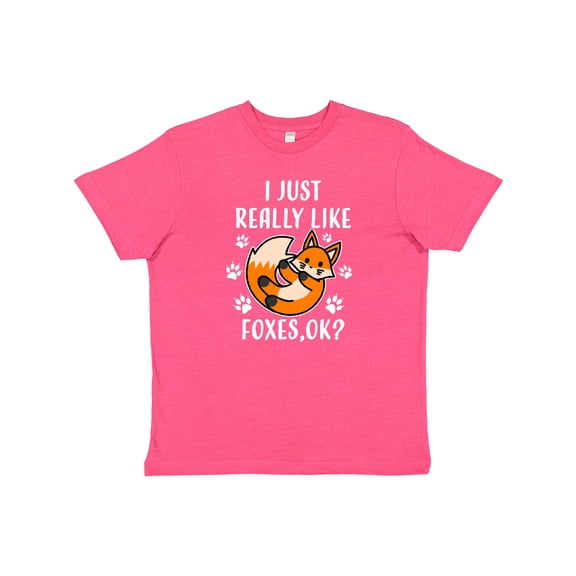 Inktastic I Just Really Like Foxes Ok? Youth T-Shirt