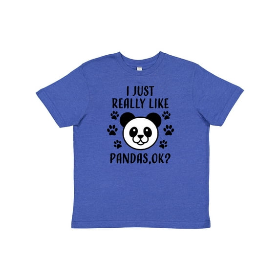 Inktastic I Just Really Like Pandas Youth T-Shirt