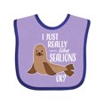 thumbnail image 1 of Inktastic I Just Really Like Sea Lions Ok Boys or Girls Baby Bib, 1 of 4