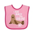 thumbnail image 1 of Inktastic I Just Really Like Sea Lions Ok Boys or Girls Baby Bib, 1 of 4