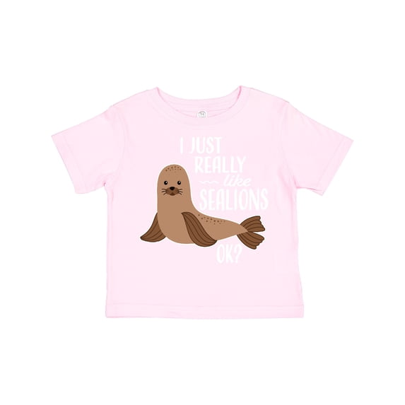 Inktastic I Just Really Like Sea Lions Ok Boys or Girls Toddler T-Shirt