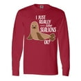 thumbnail image 1 of Inktastic I Just Really Like Sea Lions Ok Long Sleeve T-Shirt, 1 of 5