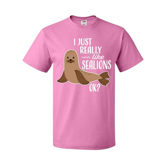 Inktastic I Just Really Like Sea Lions Ok T-Shirt