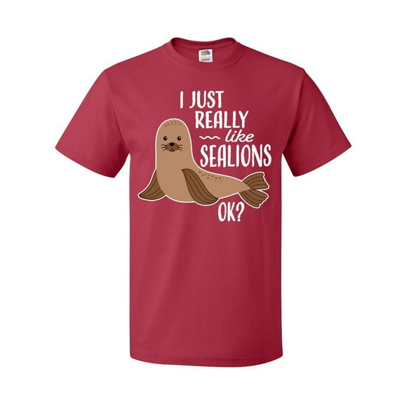 Inktastic I Just Really Like Sea Lions Ok T-Shirt