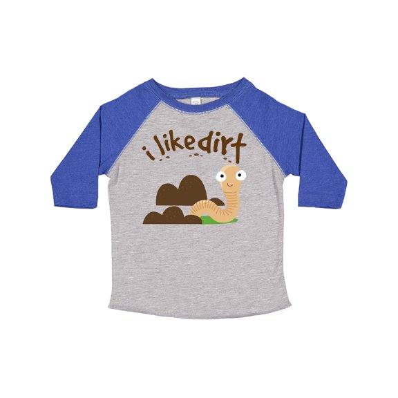 Inktastic I Like Dirt Earthworm Boys or Girls Toddler T-Shirt