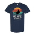 thumbnail image 1 of Inktastic I Like Kayaking and Maybe 3 People Funny Kayak Design T-Shirt, 1 of 5
