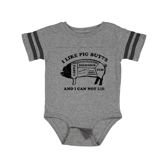 Inktastic I Like Pig Butts Boys or Girls Baby Bodysuit