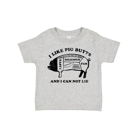 Inktastic I Like Pig Butts Boys or Girls Toddler T-Shirt
