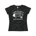 thumbnail image 1 of Inktastic I Like Pig Butts WHT Women's T-Shirt, 1 of 5