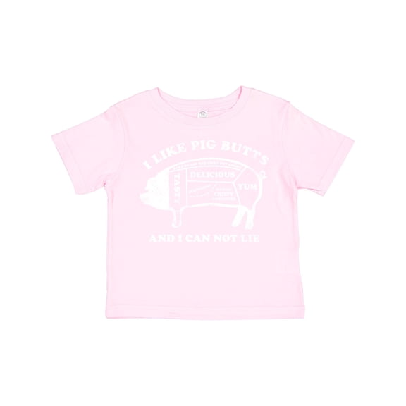 Inktastic I Like Pig Butts Wht Boys or Girls Toddler T-Shirt