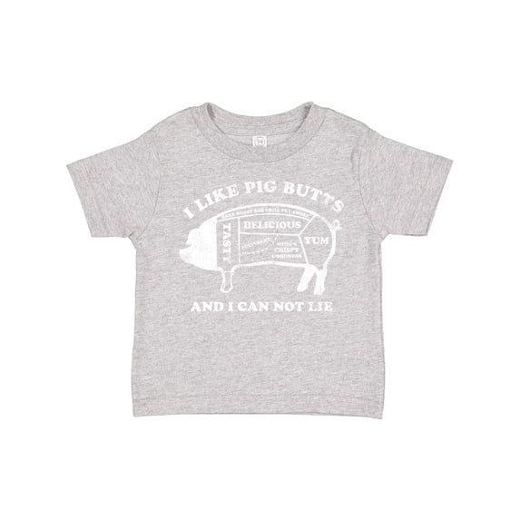 Inktastic I Like Pig Butts Wht Boys or Girls Toddler T-Shirt