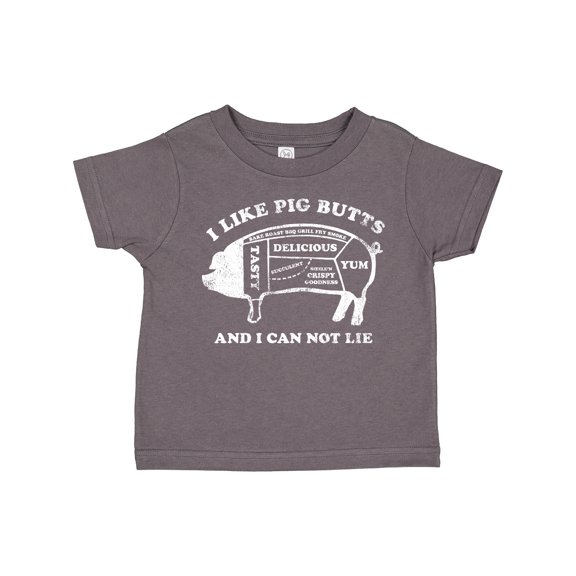 Inktastic I Like Pig Butts Wht Boys or Girls Toddler T-Shirt