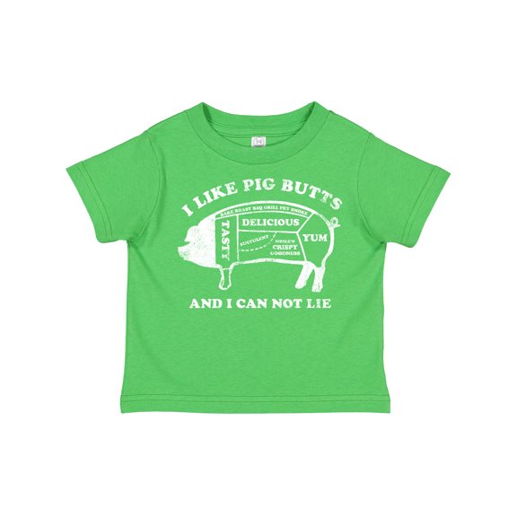 Inktastic I Like Pig Butts Wht Boys or Girls Toddler T-Shirt