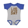 thumbnail image 1 of Inktastic I Like Playing in the Dirt Boys or Girls Baby Bodysuit, 1 of 5