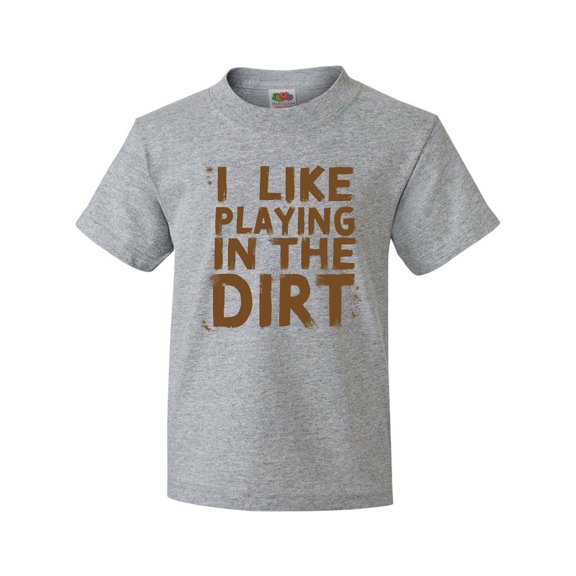 Inktastic I Like Playing in the Dirt Youth T-Shirt