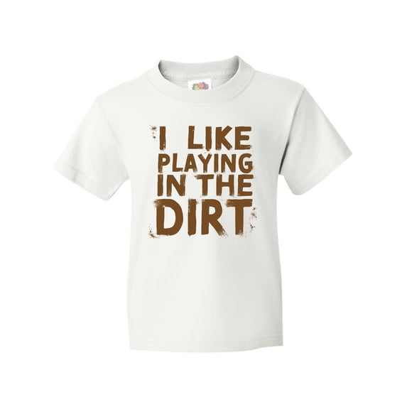 Inktastic I Like Playing in the Dirt Youth T-Shirt