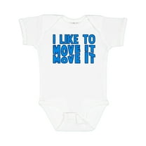 Inktastic I Like to Move It Move It Boys or Girls Baby Bodysuit