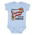 thumbnail image 1 of Inktastic I Listen to Country Music with My Auntie Guitar and Hat Boys or Girls Baby Bodysuit, 1 of 5