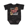 thumbnail image 1 of Inktastic I Listen to Country Music with My Daddy Guitar and Hat Boys or Girls Baby Bodysuit, 1 of 5
